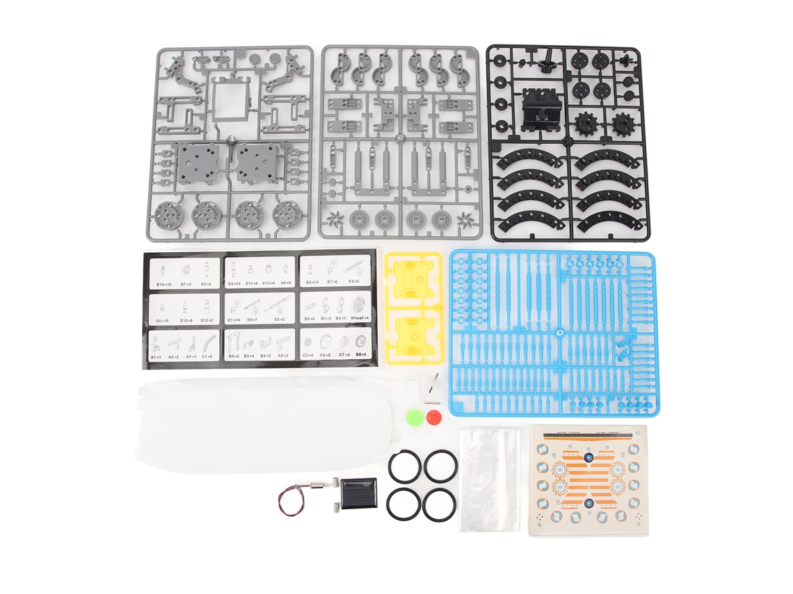 Ats-kit De Modelo De Coche Solar Juguete Educatsivo Puzzle 3d Proyecto Stem Para Niños