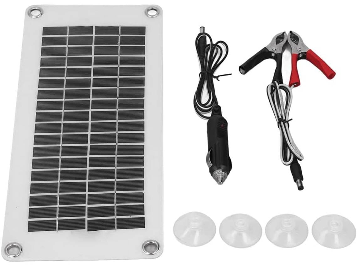 Panel Solar Usb Impermeable De 30 W Para Baterías, Ideal Para Senderismo Y Acampada Al Aire Libre.