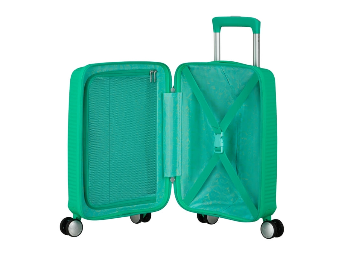 Maleta pequeña 47cm 4r Soundbox Mini Verde American Tourister