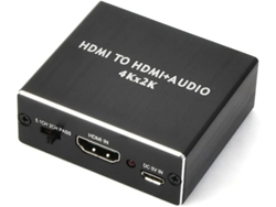Extractor/divisor de audio HDMI 4K 60 Hz, salida óptica, SPDIF-E, entrada auxiliar de 3,5 mm, estéreo, paso directo, 2.0/5.1 canales Yizhood
