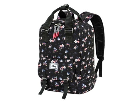 Mickey Mouse Nature Mochila Peach, Negro