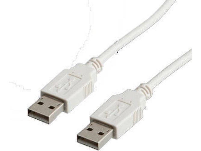 Cable USB ROLINE (USB - 3 m - Blanco)