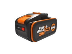 Batería de iones de litio Powershare Pro Worx WA3645 de 20 V y 5 Ah compatible con herramientas de 20 V, 40 V y 80 V