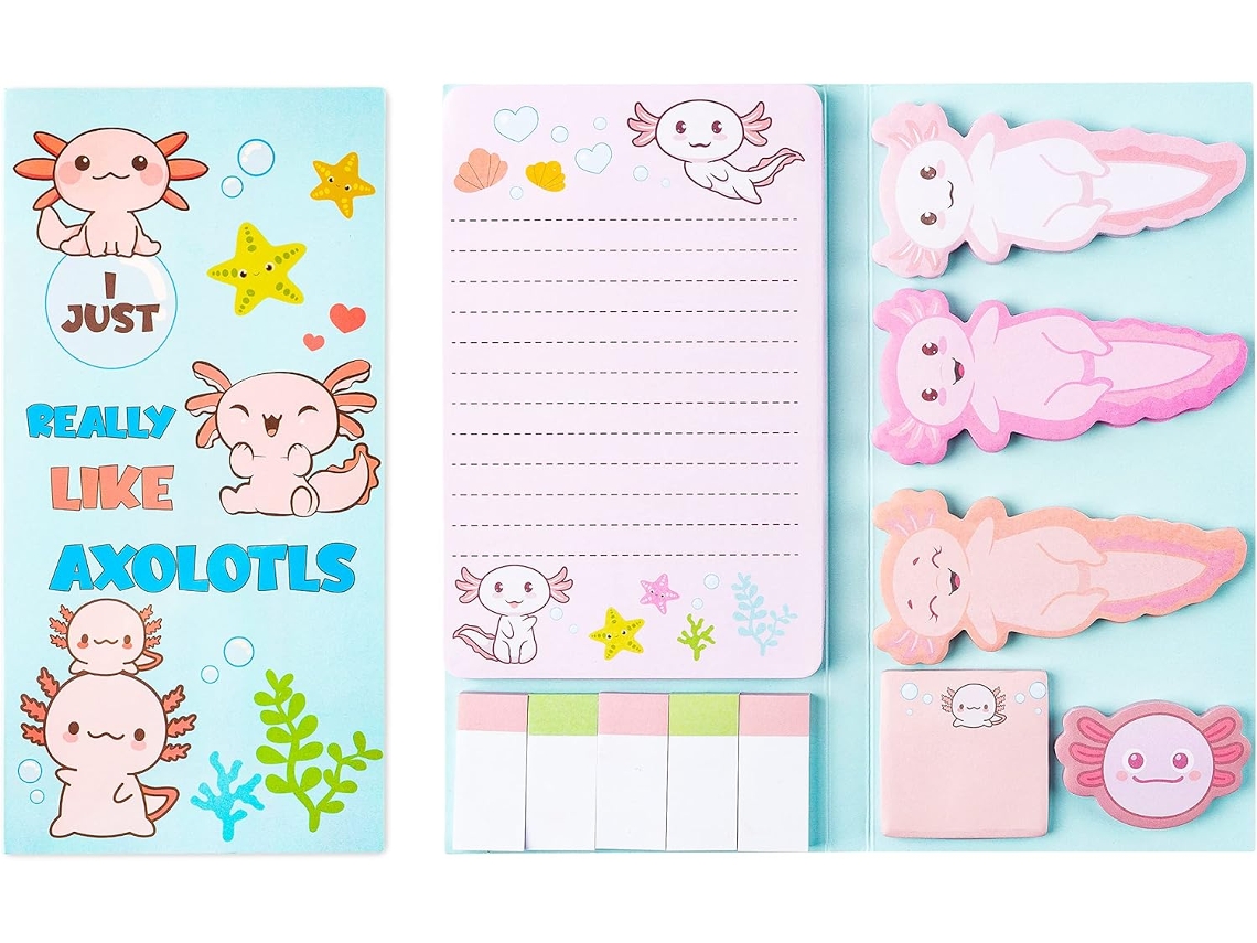 Juego de notas adhesivas Eifson Notepad (550 hojas, color Salamandra)