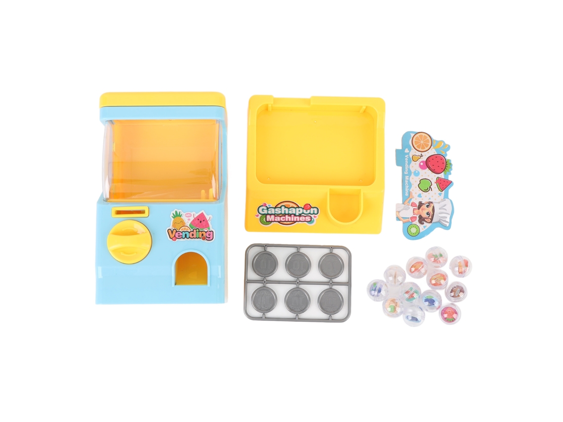 Ats-máquina Expendedora De Cápsulas Miniatsura Juguete Educatsivo Para Niños Y Niñas Azul