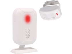 Detector De Movimiento Con Alarma, Timbre Inalámbrico Para Puerta/visita, Kit Con 1 Sensor Y 1 Receptor.