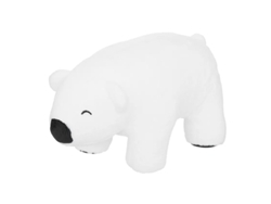 Puf oso MDF blanco 34x60x30cm MUEMUE