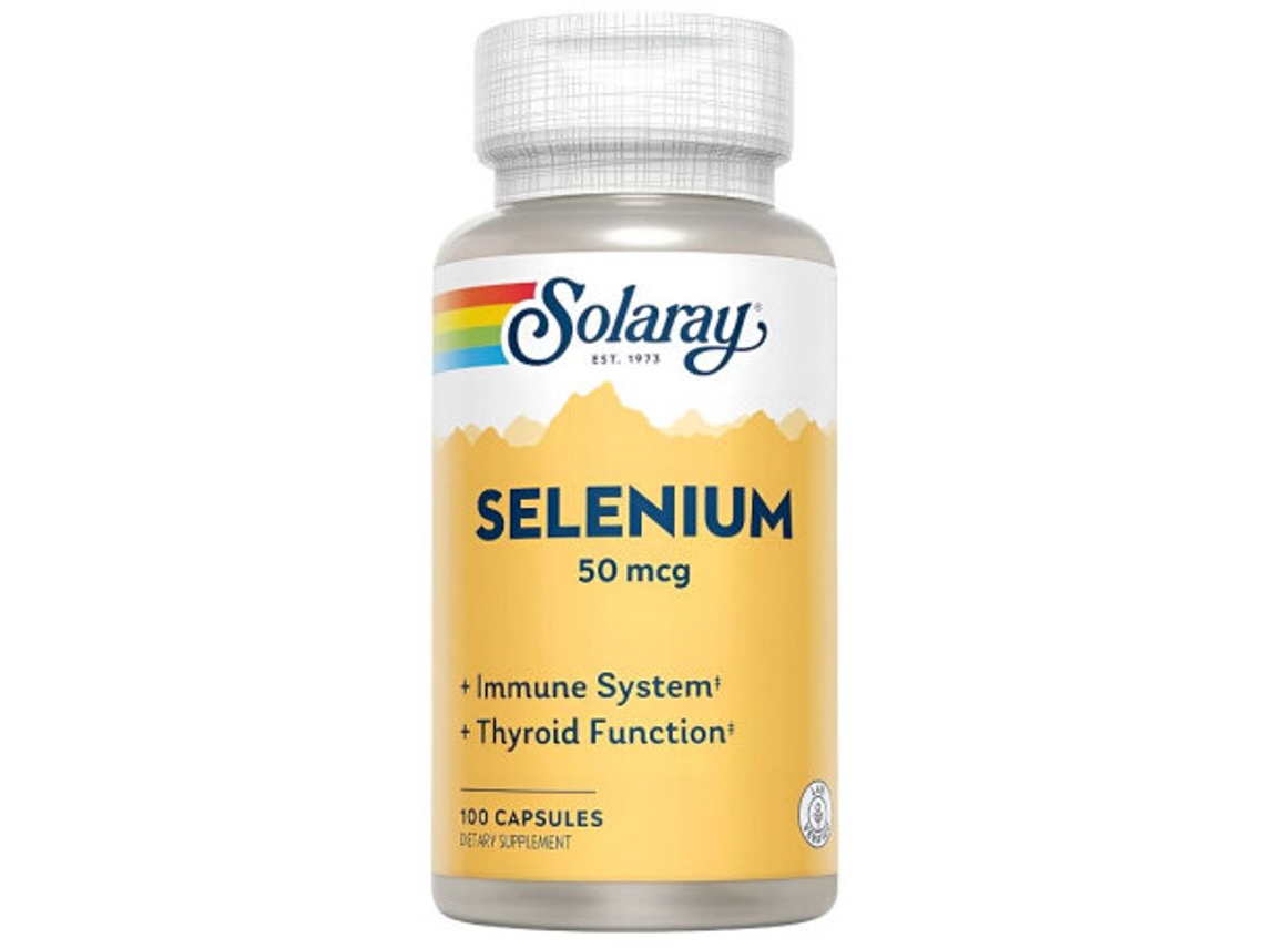 Solaray Selenio 50 Mcg 100 Cápsulas