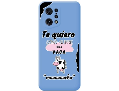 Carcasa para Oppo Find X5 5G TUMUNDOSMARTPHONE Silicona Líquida Dibujos Azul
