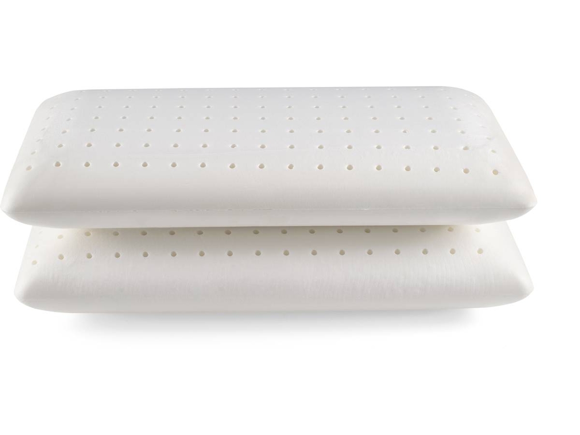 Juego de 2 Almohadas de Dormir ECCOX Visco Perforada (105x35 cm)