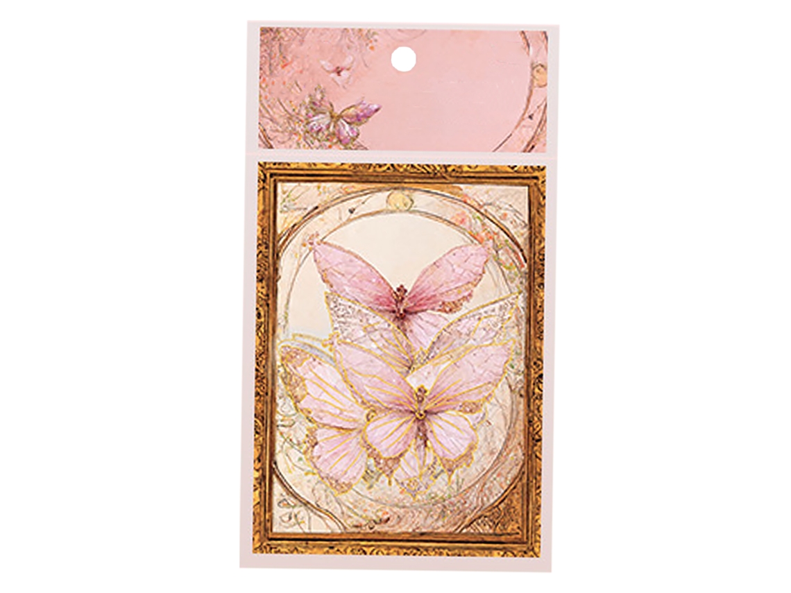 Pegatinas De Mariposas Cortadas Con Láser Con Purpurina Para Scrapbooking Y Decoración De Moda Retro - Pet