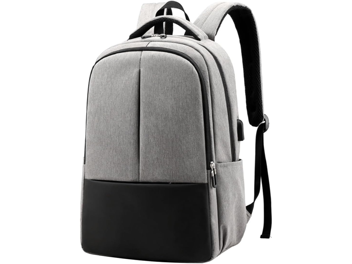 Mochila Para Computadora Cargador Usb Mochila De Gran Capacidad Para Viajes Resistente Y Ajustable Para Transporte De Portátiles