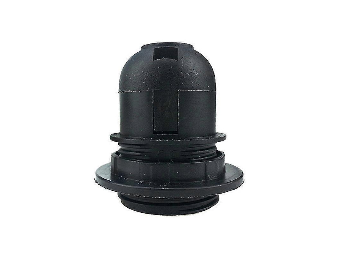 Omni-soporte De Bombilla Rosca Es E27 M10 Para Lámpara Colgante Con Collar De Pantalla, 250v 4a, Metal Y Plástico Resistente Al Calor Negro