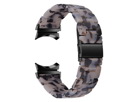 Correa de acero inoxidable con hebilla para Samsung Galaxy Watch 5 40mm/44mm/Watch 5 Pro 45mm - canoso