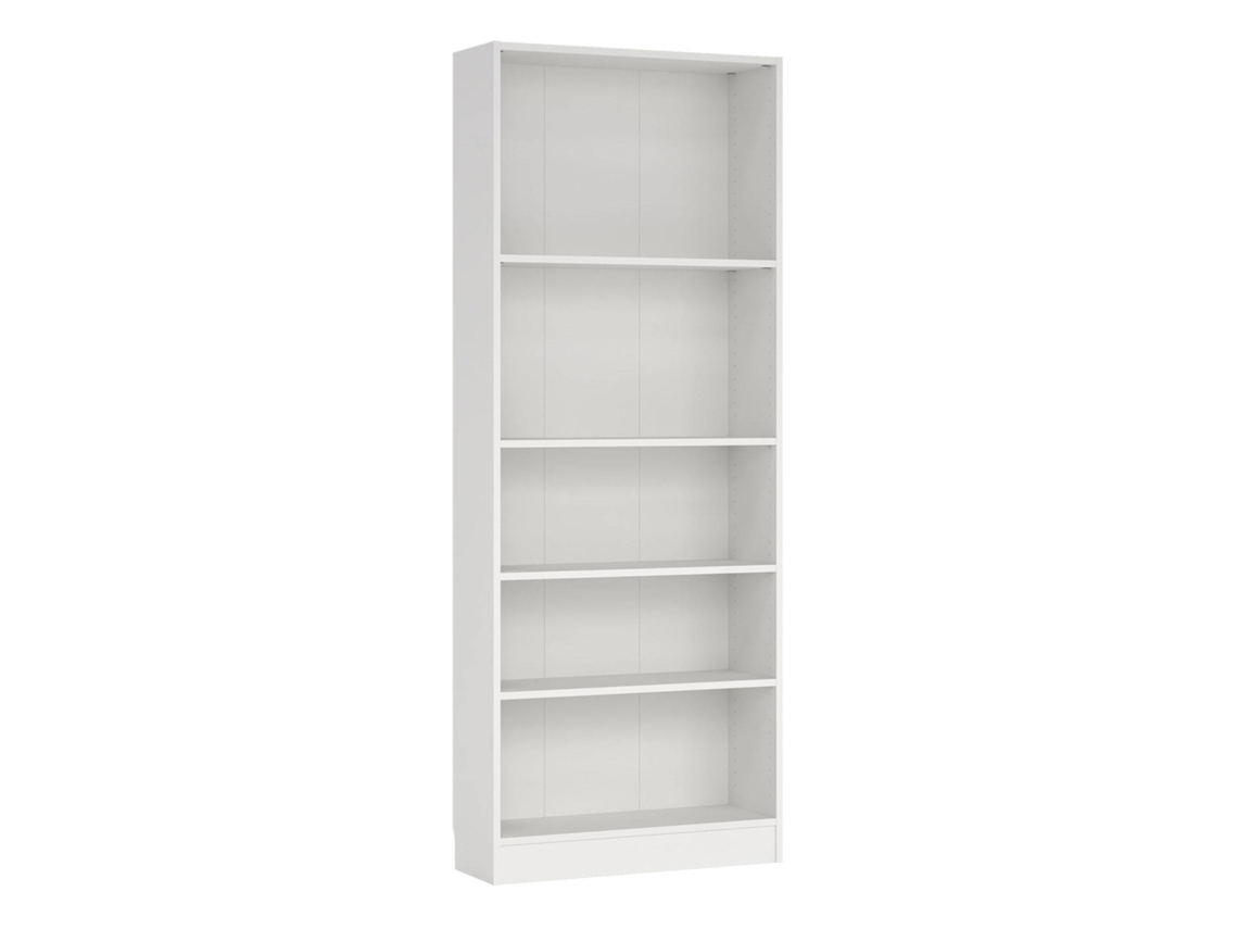 Estantería Wellhome Turia con 4 estantes, 79 x 26 x 203 cm, color blanco