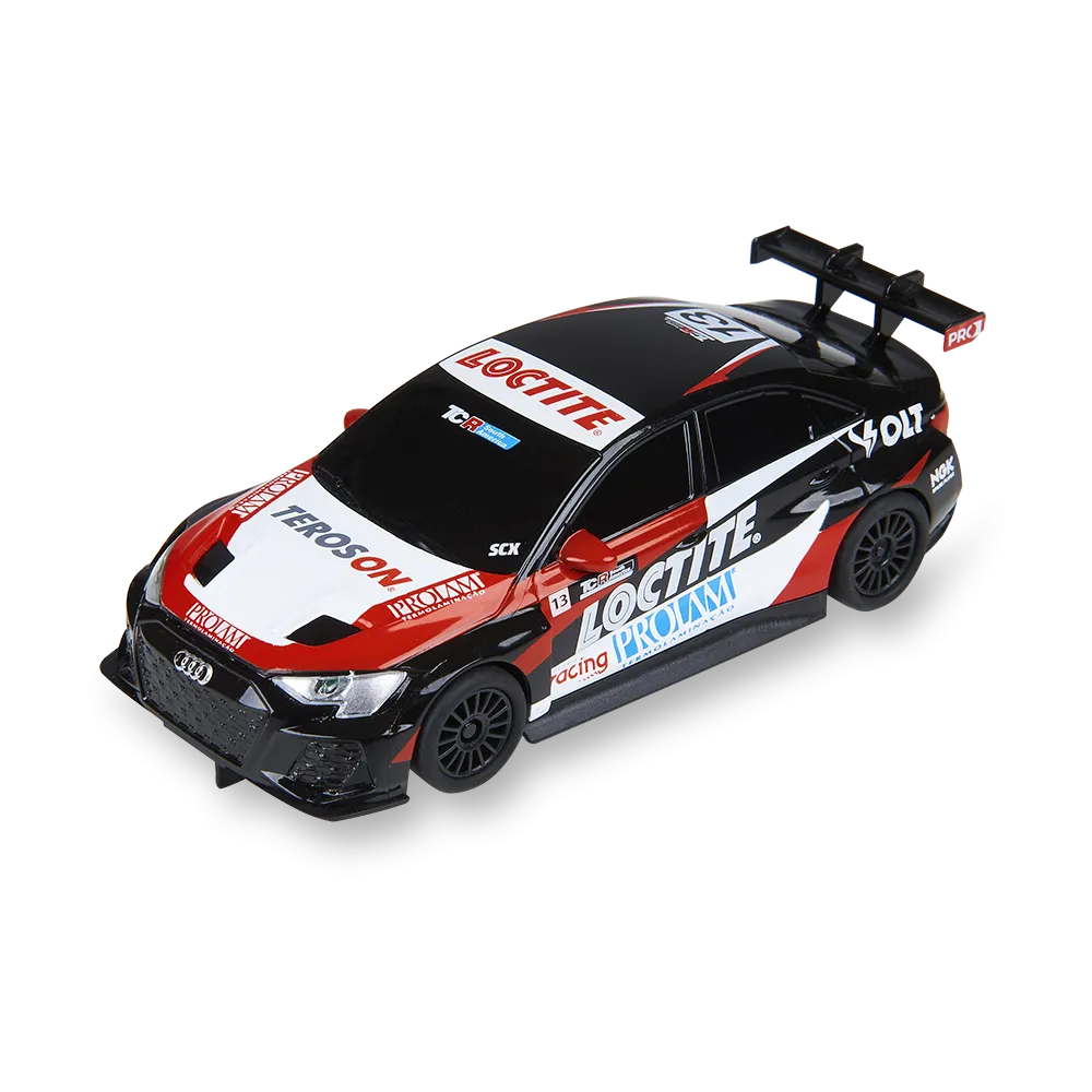 Audi RS3 LMS TCR Coronel Gama Compact a escala 1:43, coche de slot para circuito, para niños a partir de 4 años. Scalextric.