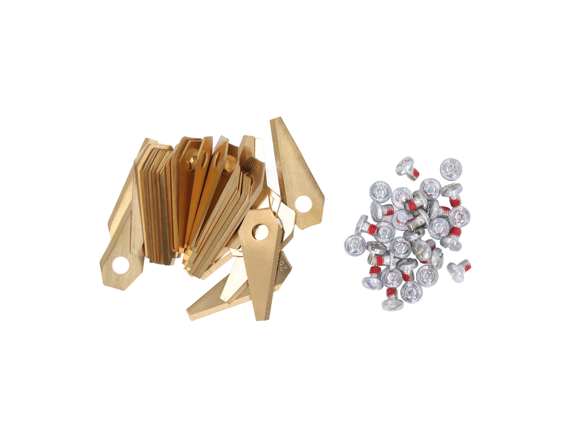 30 Cuchillas De Titanio Para Cortacésped Robótico Bosch Indego 350 400 800 1000 1100