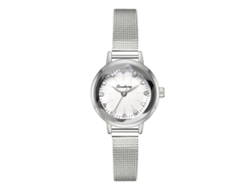 Reloj De Pulsera De Cuarzo Para Mujer, Sencillo Y Elegante, Para Uso Diario, Blanco.