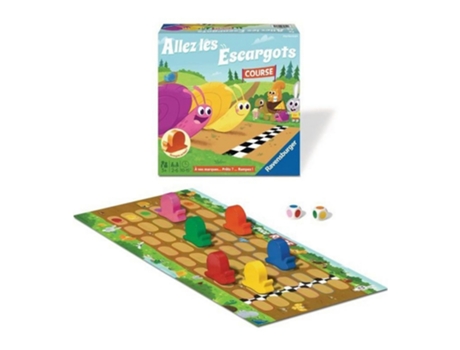 Juego Educativo RAVENSBURGER Allez les Escargot (FR) Negro (1 Pieza)