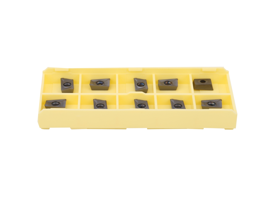 Cuchilla De Corte Cnc Apkt1003pdtr Lf6018 De Carburo Sólido Indexable Para Torneado (10 Unidades)