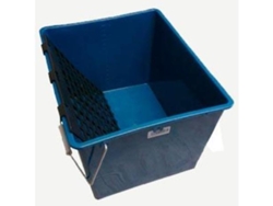 Cubeta 14l. con rejilla plast.reciclad.1 asa
