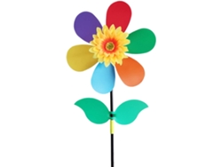 Campana Con Flores - Campana De Girasol Para Uso Exterior, Con Soporte De Montaje. Base Sencilla Para Campanilla De