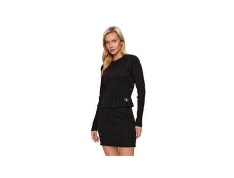 Camiseta CALVIN KLEIN (XS - Negro)