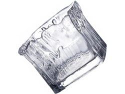 Balde De Gelo/garrafa Térmica Em Vidro Grosso, Elegante E Transparente.