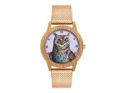 Reloj De Pulsera Analógico De Cuarzo Con Correa De Malla Moderna Oro Rosa Para Hombre Y Mujer