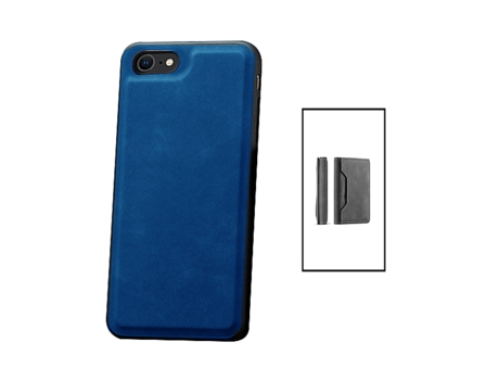 Funda Folio para iPhone 7 GIFT4ME Piel Azul