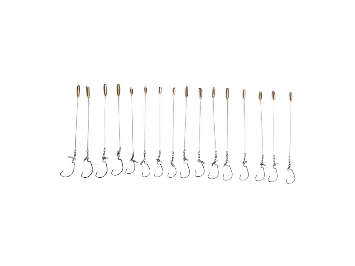 Conjunto De Cebo De Pesca Con Peso Y Anzuelo Barbudo
