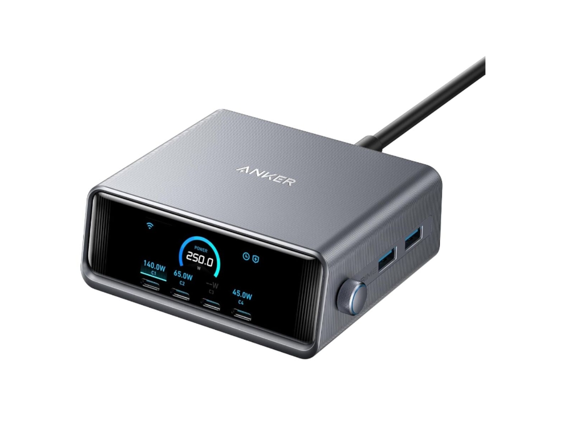 Cargador de Pared ANKER A2345341 (Negro - USB-C - Enchufe EU)