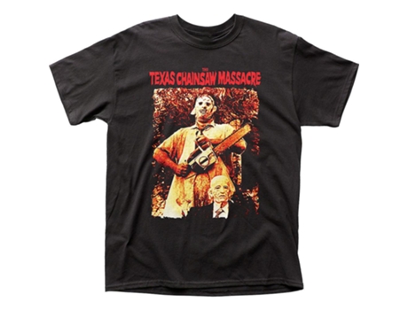 Camiseta ROCKINSTONE Leatherface y Grandpa Texas Chainsaw Massacre (XXXL)