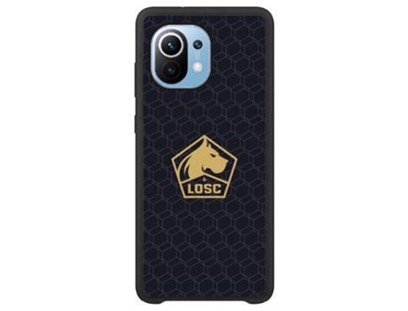 Funda Móvil Global Oficial Lille Fc para Xiaomi Mi 11 Global PHONECASES3D Piel Sintética Negro