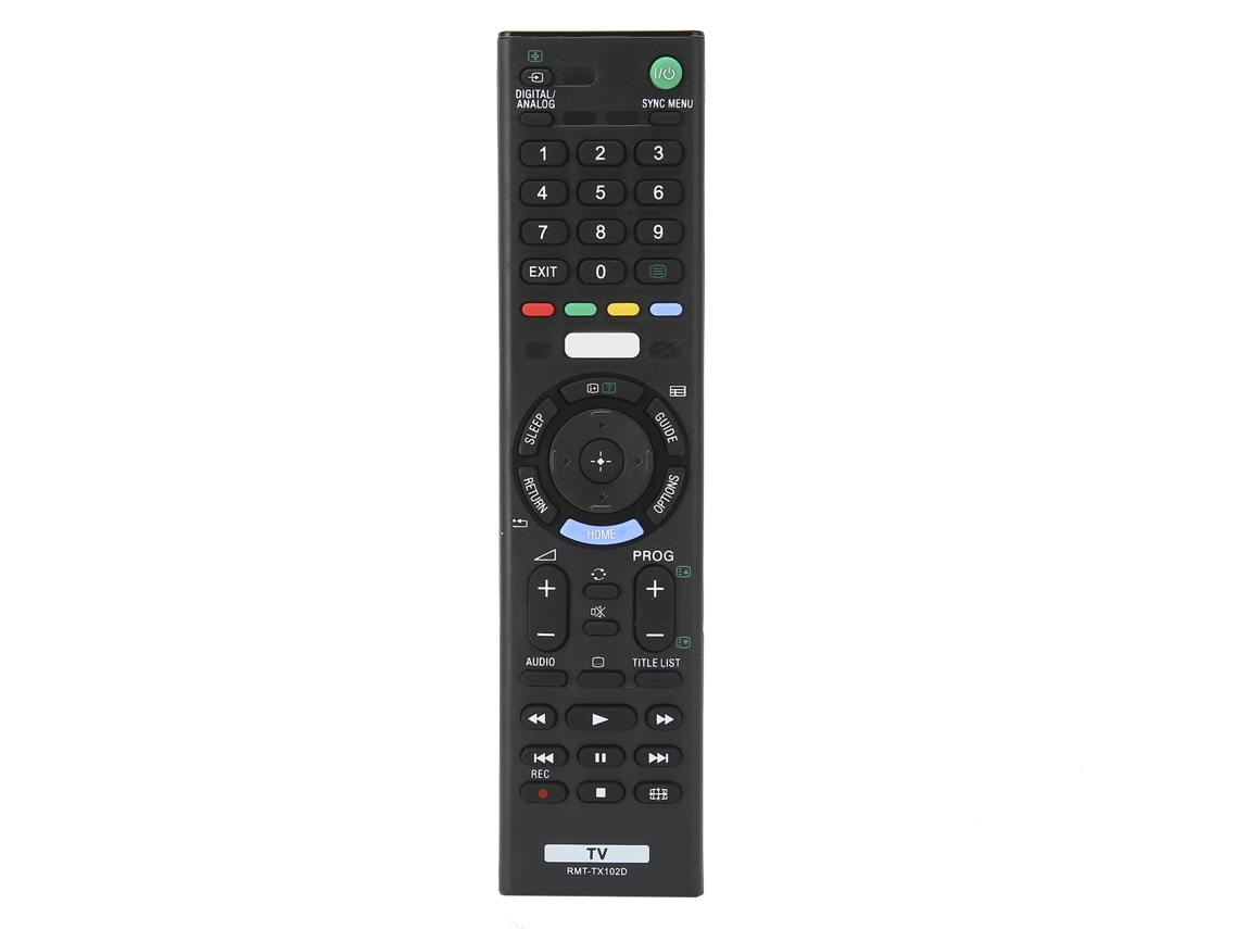 Mando A Distancia De Repuesto Para Televisores Inteligentes Sony Rmt-tx100d, Rmt-tx101j, Tx102u Y Tx102d.