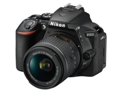 Kit Cámara Réflex NIKON D5600 AF-P 18-55 VR (Negro - 24.2  MP - Sensor: DX - ISO: 100 a 25600)