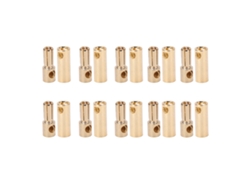 10 Pares De Conectores Banana Macho-hembra Chapados En Oro De 5,5 Mm Para Baterías Rc, Motores Esc Y Proyectos De Bricolaje.