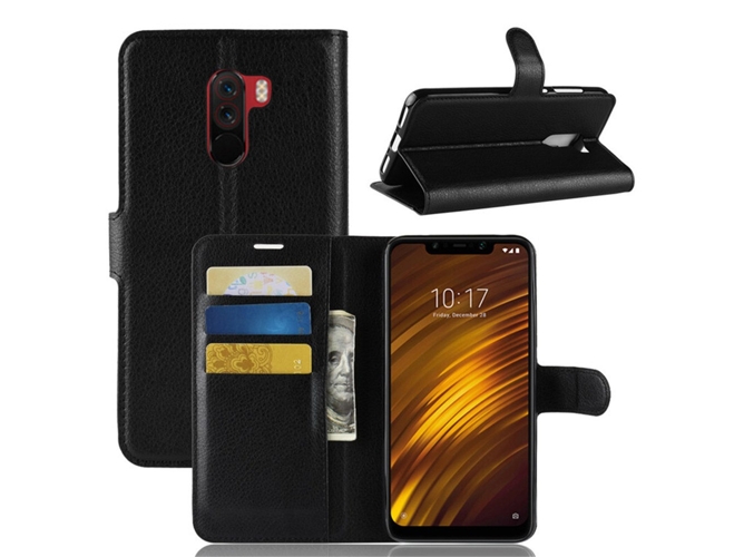 Funda Xiaomi Pocophone F1 MULTISHOP Book Negro