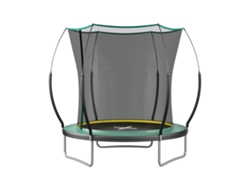 Cama Elástica De Seguridad Sin Muelles, 183 Cm, Con Red De Jardín.