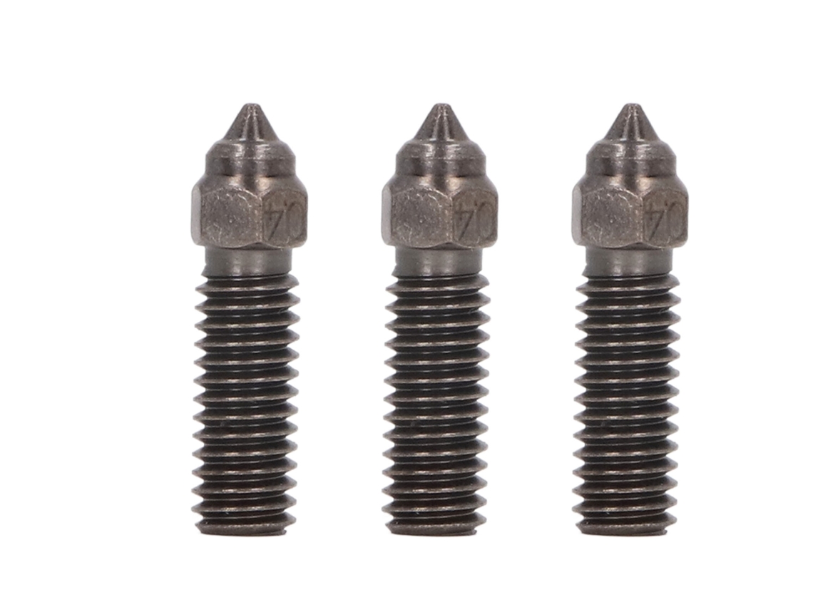 Kit De 3 Boquillas De Acero Endurecido Para Extrusora De Alto Flujo 3d Para Sovol Sv06 Plus 1,75 Mm 0,4 Mm