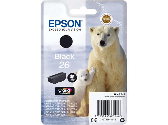 Cartucho de tinta EPSON C13T26014022
