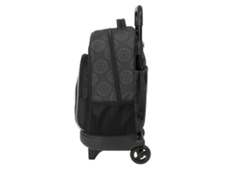 Mochila escolar con ruedas Star Wars Rebellion (poliéster 300D, color negro)