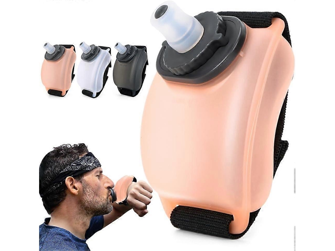 Botella De Agua Deportiva De Silicona De 7 Oz, Manos Libres, Para Correr Rosewell