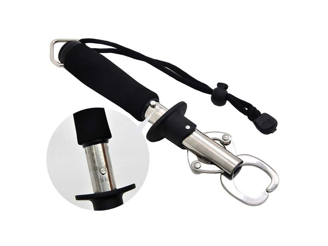 Pinza De Labio De Pescado Con Escala Acero Inoxidable Herramienta De Pesca Agarre Profesional 15kg/25kg