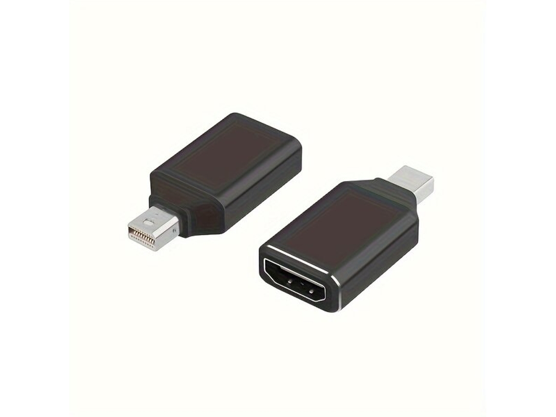 Adaptador Mini DP a HDTV, 1080p 60 Hz, negro y plateado. Tadvyyvayotoy