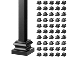 Juego de 50 Zapatas de Aluminio para Barandales y Pasamanos 1/2 Tekmaquinas