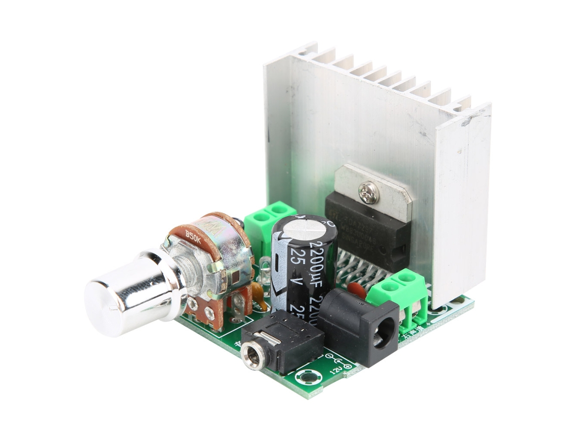 Placa De Amplificador De Audio Digital Tda7297 De 15wx2 Canales Dual Dc 12-18v
