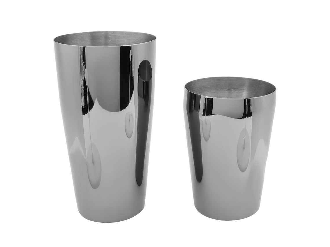 2pcs Coctelera Boston De Acero Inoxidable Taza Para Mezclar Bebidas Herramienta De Barman