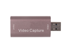 Tarjeta De Captura De Vídeo Usb Hd De Aluminio 1080p A 60 Hz Para Retransmisiones En Directo, Educación Y Videojuegos.