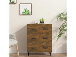 Lovely Home Aparador 69,5X34X90 Cm Derivados de Madera Color Roble Ahumado